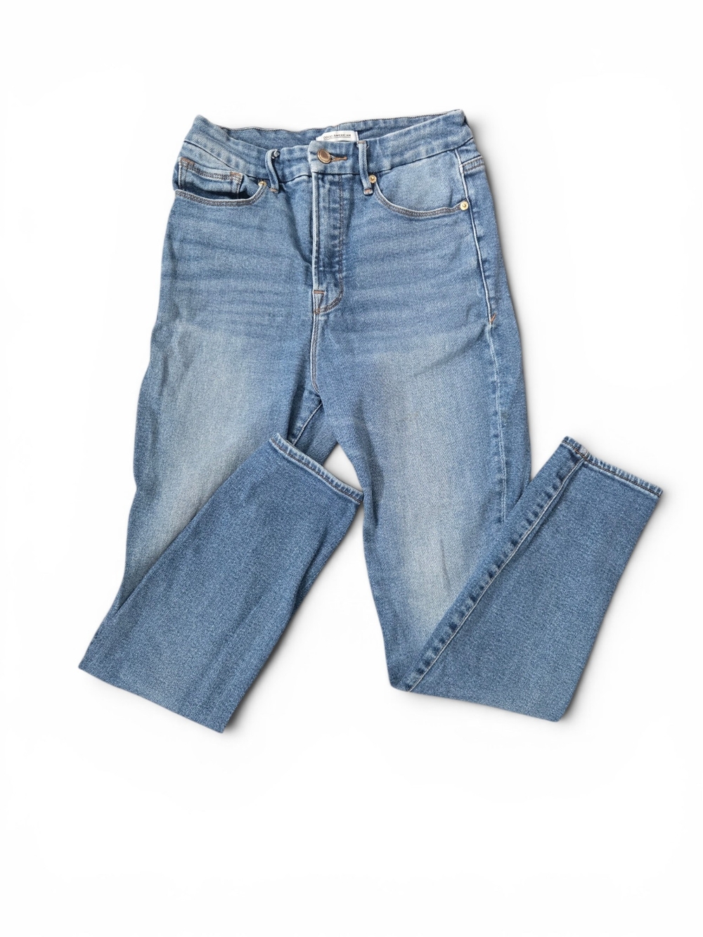 Good American Always Fits Good Curve High-Rise Skinny Jeans